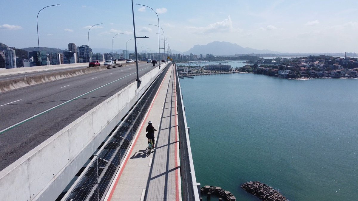 MAIS UMA OBRA DO GOVERNO CAPIXABA: Ciclovia da Vida é premiada na maior feira de Mobilidade Urbana da América Latina