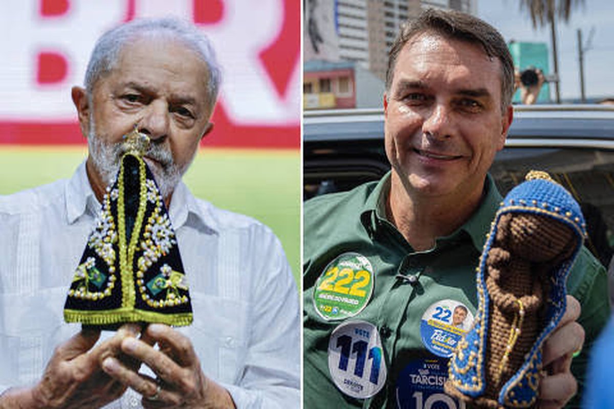 Lula tem 45% e Flávio soma 40% dos votos válidos no 1º turno, aponta Datafolha